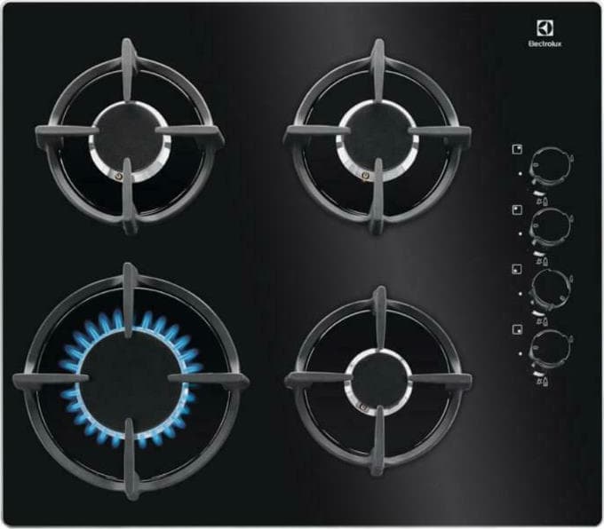 Electrolux Εστία Υγραερίου Αυτόνομη 59x51εκ. EGG6407K 1