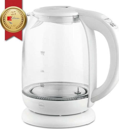 Eldom C510B Βραστήρας 1.7lt 2200W Λευκός 1
