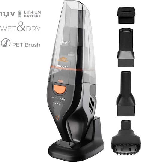 Concept VP4351 Επαναφορτιζόμενο Σκουπάκι Χειρός 11.1V Μαύρο 1