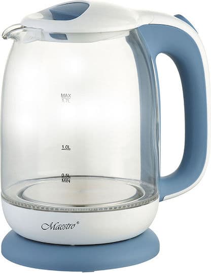 Maestro MR-056-Blue Βραστήρας 1.7lt 2200W Μπλε 1