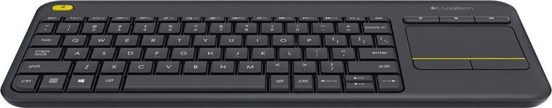 Logitech K400 Plus Ασύρματο Πληκτρολόγιο με Touchpad Αγγλικό US Μαύρο 4