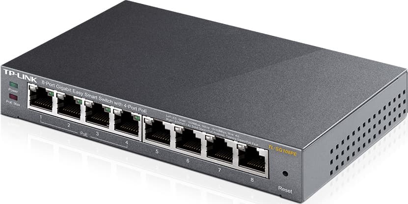 TP-LINK TL-SG108PE v2 Unmanaged L2 PoE Switch με 8 Θύρες Ethernet 3