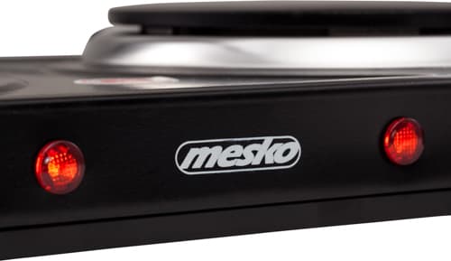Mesko MS 6509 Επιτραπέζια Εστία Εμαγιέ Διπλή Μαύρη 7