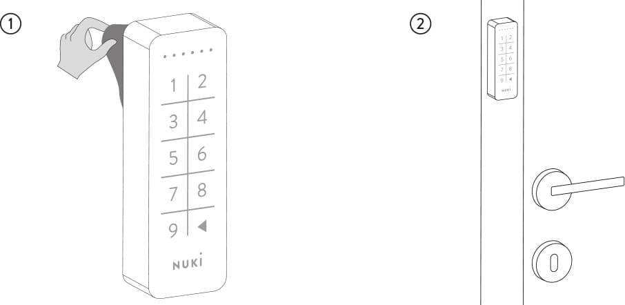 Nuki Keypad Πληκτρολόγιο Συναγερμού σε Μαύρο Χρώμα 220.284 4