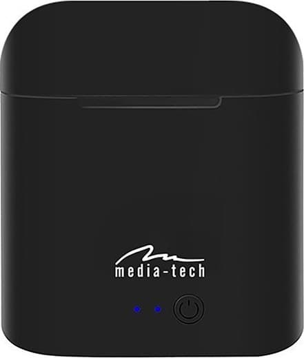 Media-Tech MT3589 Earbud Bluetooth Handsfree Ακουστικά με Θήκη Φόρτισης Μαύρα 5
