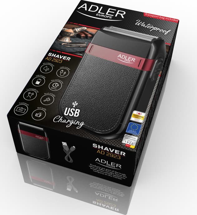 Adler USB AD 2923 Foil Ξυριστική Μηχανή Προσώπου Επαναφορτιζόμενη 5