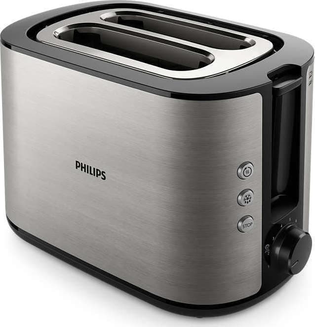 Philips Viva Collection HD2650/90 Φρυγανιέρα 2 Θέσεων 950W Inox 2