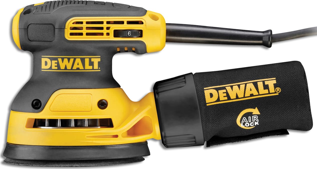 DEWALT DWE6423 Έκκεντρο Τριβείο 125mm Ρεύματος 280W με Ρύθμιση Ταχύτητας και με Σύστημα Αναρρόφησης 2
