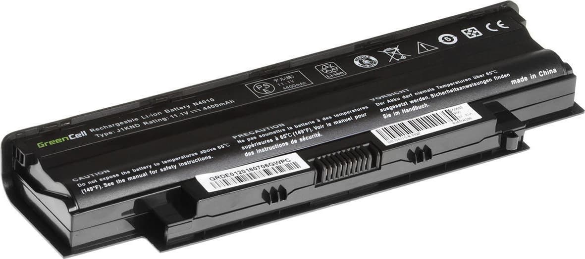 Green Cell Συμβατή Μπαταρία για Dell Inspiron N5010 15R/N5010/N5110 με 4400mAh (DE01) 4