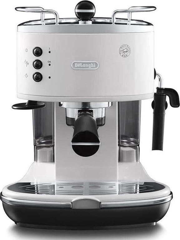 De'Longhi Espresso Icona Eco Μηχανή Espresso 1100W Πίεσης 15bar Λευκή ECO311.W