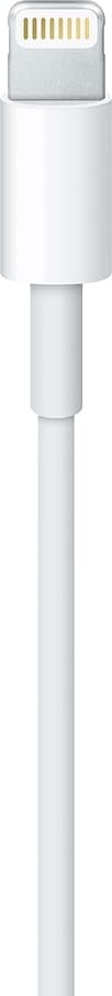 Apple USB-A to Lightning Cable Λευκό 1m (MXLY2ZM/A) 2