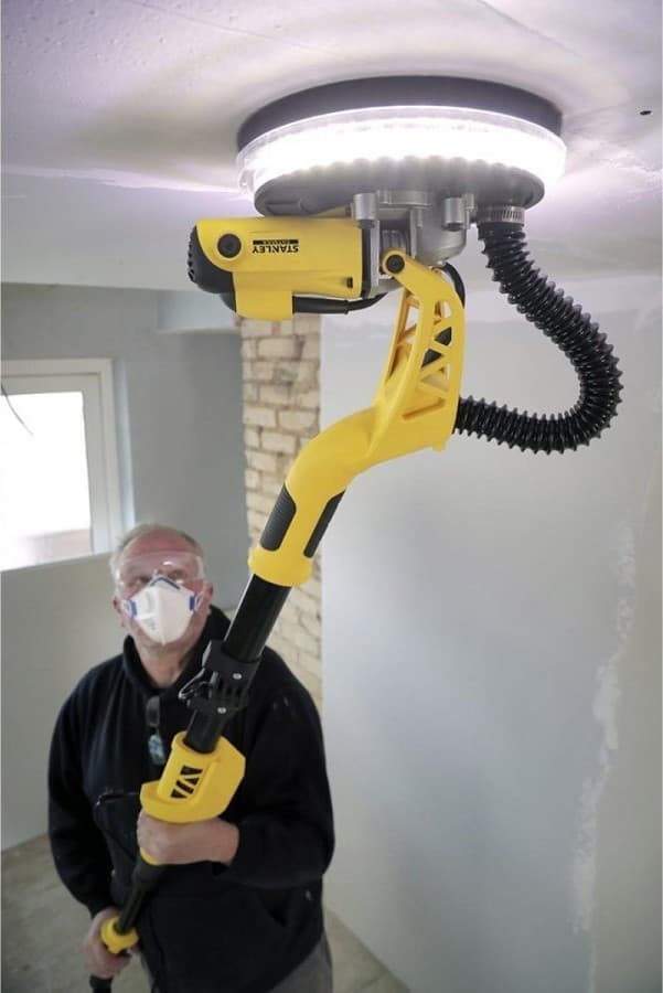Stanley Τηλεσκοπικό Τριβείο Γυψοσανίδας 750W με Δυνατότητα Αναρρόφησης Σκόνης SFMEE500S 2