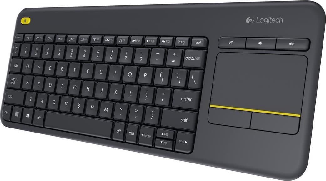 Logitech K400 Plus Ασύρματο Πληκτρολόγιο με Touchpad Αγγλικό US Μαύρο 6
