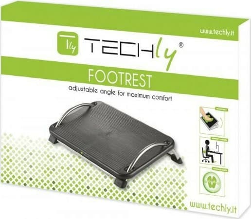 Techly Υποπόδιο Γραφείου με Ρυθμιζόμενη Κλίση ICA-FR13
