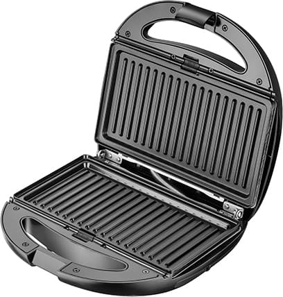 Adler Τοστιέρα με Αποσπώμενες Πλάκες για 2 Τοστ 1200W Inox AD 3040 2