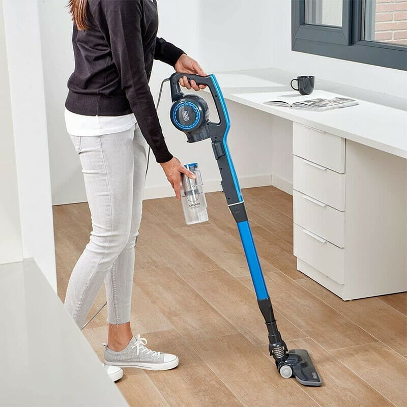 Black & Decker BXVMS600E Ηλεκτρική Σκούπα 2 σε 1 Stick & Χειρός 600W Μπλε 4