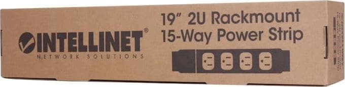 Intellinet Πολύπριζο Rack 19" 2U με 15 Sockets Μαύρο 2