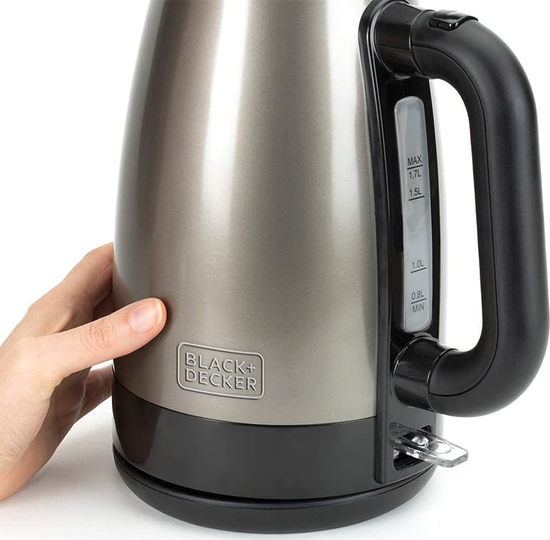 Black & Decker BXKE2201E Βραστήρας 1.7lt 2200W Ασημί 3