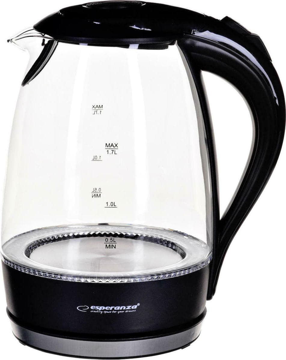 Esperanza Βραστήρας 1.7lt 2200W Μαύρος EKK011K 2