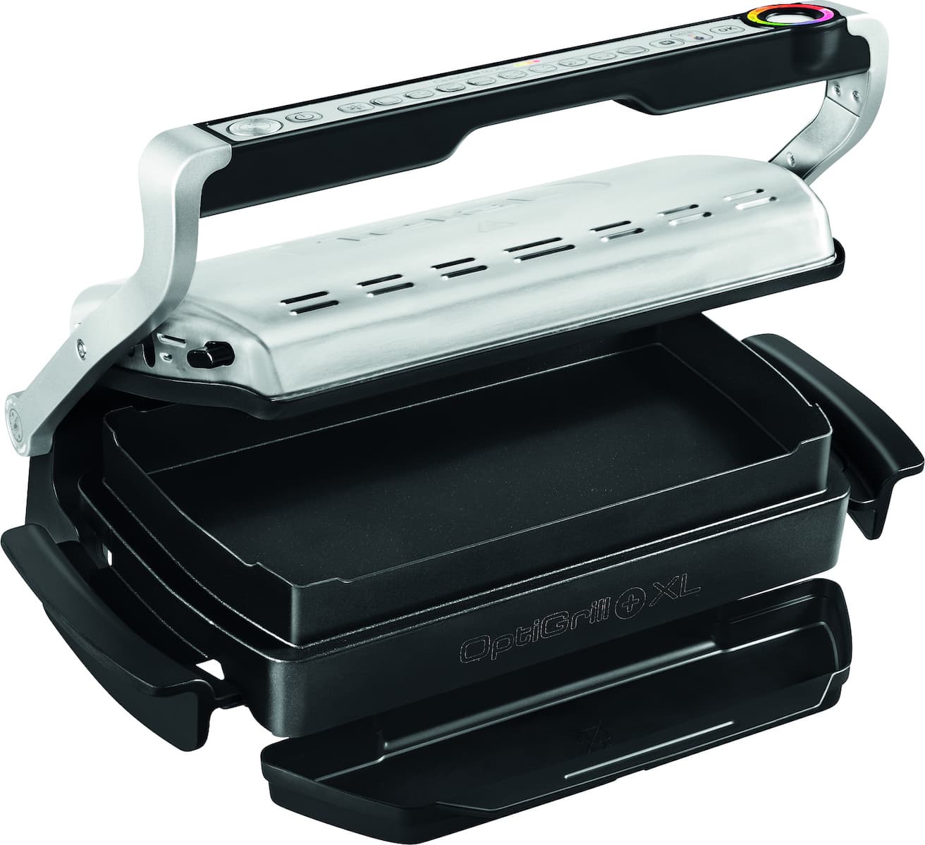 Tefal OptiGrill + XL Τοστιέρα Γκριλιέρα με Αποσπώμενες Πλάκες 2000W Inox 3