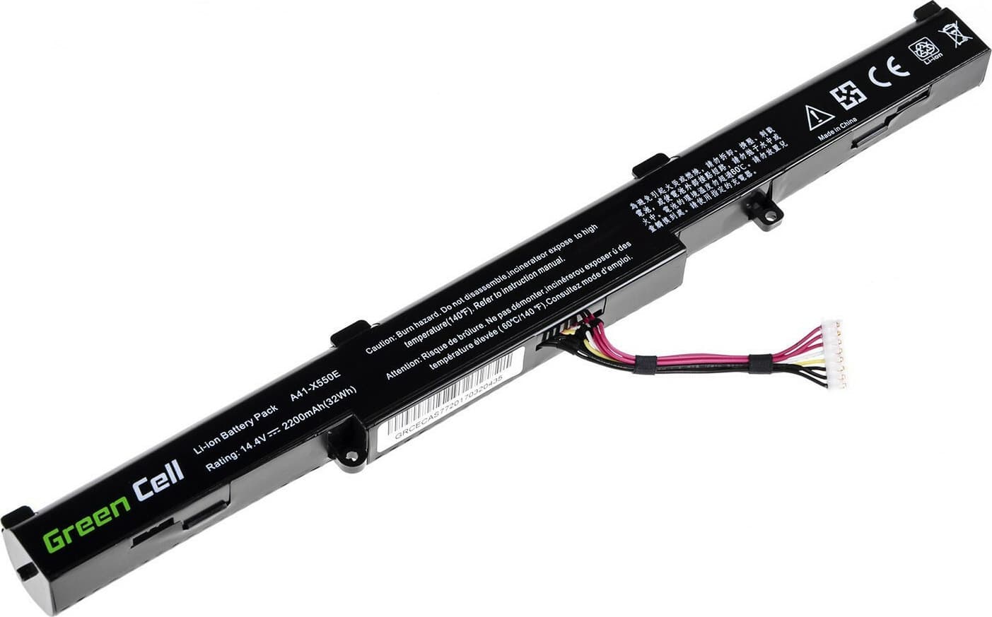 Green Cell Συμβατή Μπαταρία για Asus F550/F750/K550/K750/R510 με 2200mAh (AS77)
