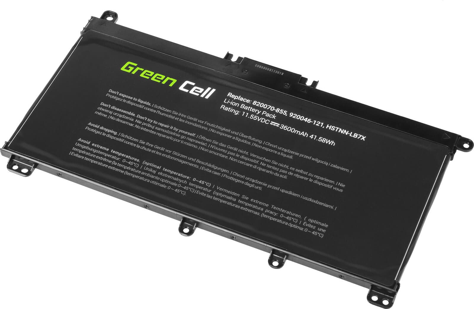 Green Cell Συμβατή Μπαταρία για HP Pavilion 14-BF/14-BK/15-CC/15-CD/15-CK με 3600mAh (HP145) 2