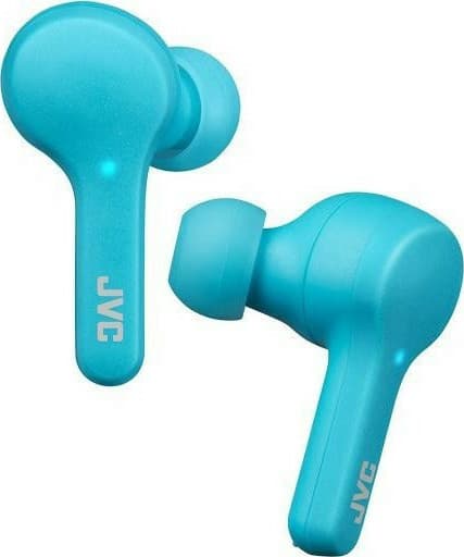 JVC HA-A7T In-ear Bluetooth Handsfree Ακουστικά με Αντοχή στον Ιδρώτα και Θήκη Φόρτισης Μπλε