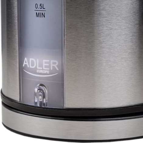 Adler Βραστήρας 1.7lt 2000W Ασημί AD 1216 7