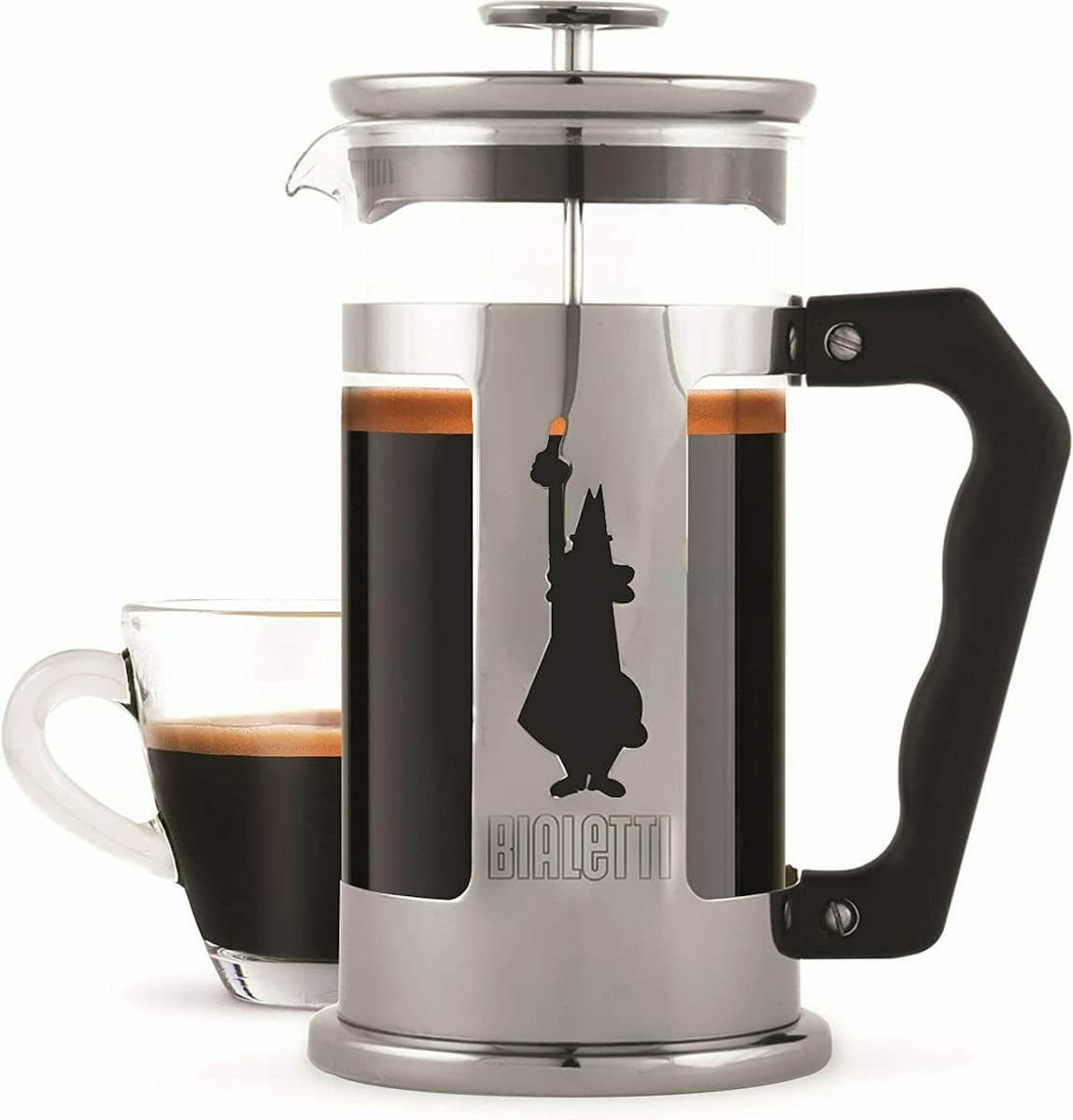 Bialetti Preziosa 0003130/NW Καφετιέρα Φίλτρου Χειρός Ανοξείδωτη Ασημί 1lt 10