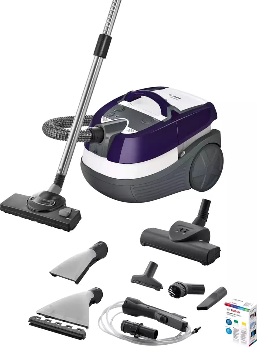 Bosch Aquawash & Clean Σκούπα Υγρών / Στερεών 1700W με Πλαστικό Κάδο 5lt