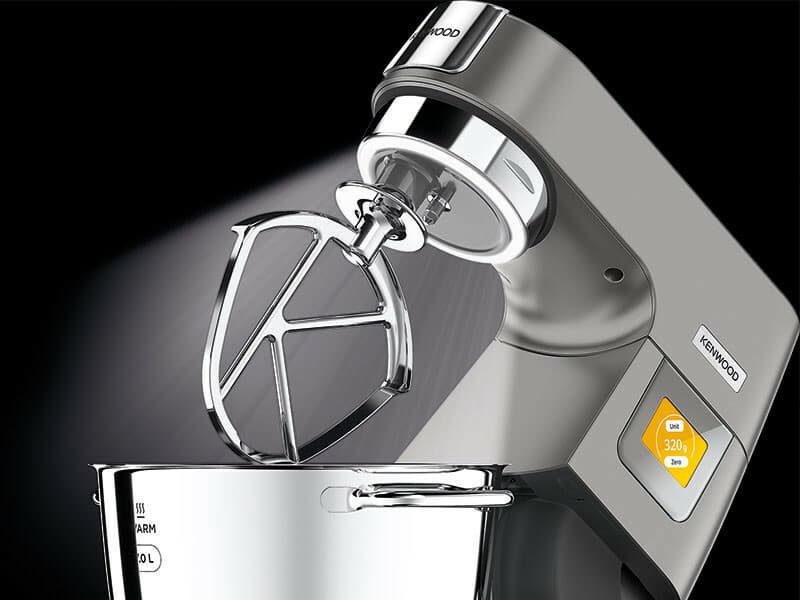 Kenwood Titanium Chef Patissier XL Κουζινομηχανή 1400W με Ανοξείδωτο Κάδο 7lt Γκρι 4