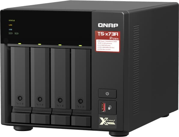 QNap TS-473A-8G NAS Tower με 4 θέσεις για HDD/M.2/SSD και 2 θύρες Ethernet 2