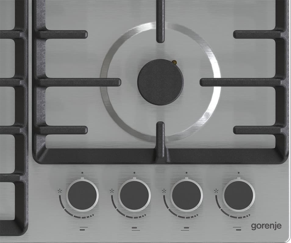 Gorenje Εστία Υγραερίου Αυτόνομη Inox 60x52εκ. Ασημί G642ABX 2