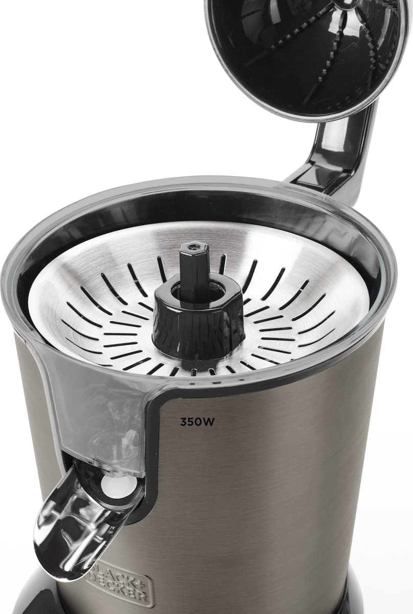 Black & Decker BXCJ350E ES9240080B Ηλεκτρικός Στίφτης 350W με Χωρητικότητα 400ml Inox Ασημί 4