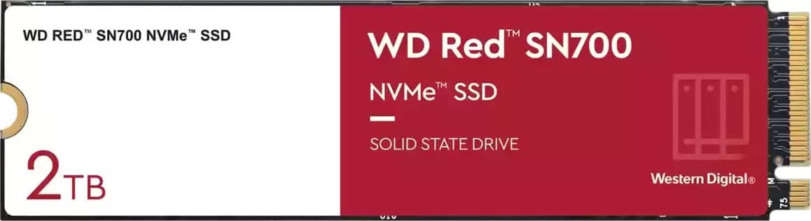 Western Digital Red SN700 SSD 2TB τύπου M.2 με σύνδεση PCI Express 3.0 WDS200T1R0C 3