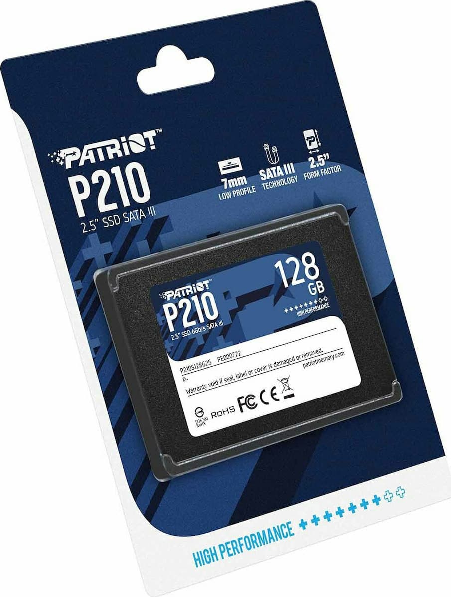 Patriot P210 SSD 512GB τύπου 2.5'' με σύνδεση SATA III P210S512G25 Bulk 5