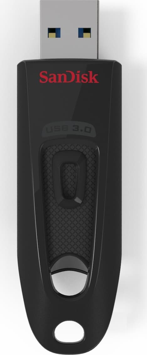 Sandisk Ultra 64GB USB 3.0 Stick Μαύρο 11