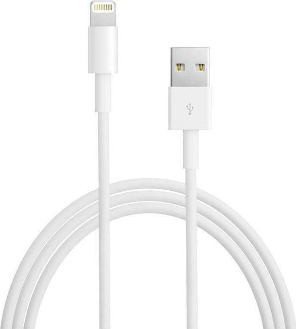 Apple USB-A to Lightning Cable Λευκό 1m (MXLY2ZM/A) 4