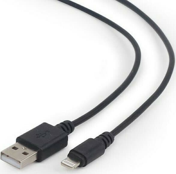 Cablexpert Regular USB to Lightning Cable Μαύρο 1m (CC-USB2-AMLM-1M) 4
