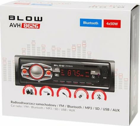 Blow AVH-8626 Ραδιόφωνο Αυτοκινήτου 1 DIN (Bluetooth/USB/AUX) AVH-8626 4