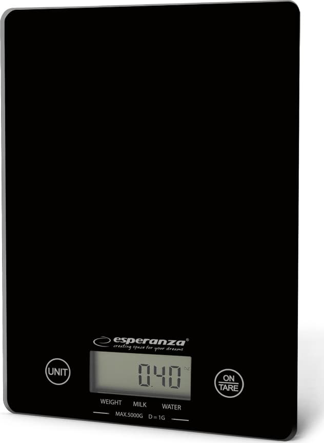 Esperanza Lemon Ψηφιακή Ζυγαριά Κουζίνας έως 5kg Black EKS002K 3
