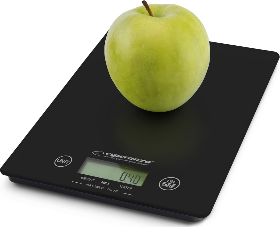Esperanza Lemon Ψηφιακή Ζυγαριά Κουζίνας έως 5kg Black EKS002K 5