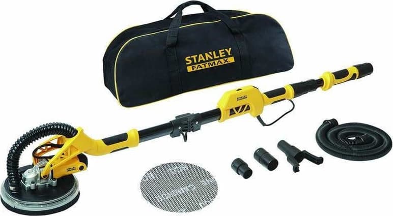 Stanley Τηλεσκοπικό Τριβείο Γυψοσανίδας 750W με Δυνατότητα Αναρρόφησης Σκόνης SFMEE500S 4