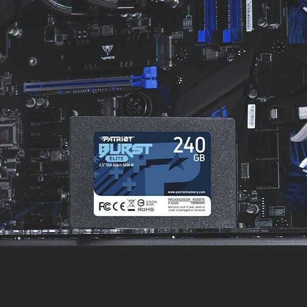 Patriot Burst Elite SSD 240GB τύπου 2.5'' με σύνδεση SATA III PBE240GS25SSDR 5