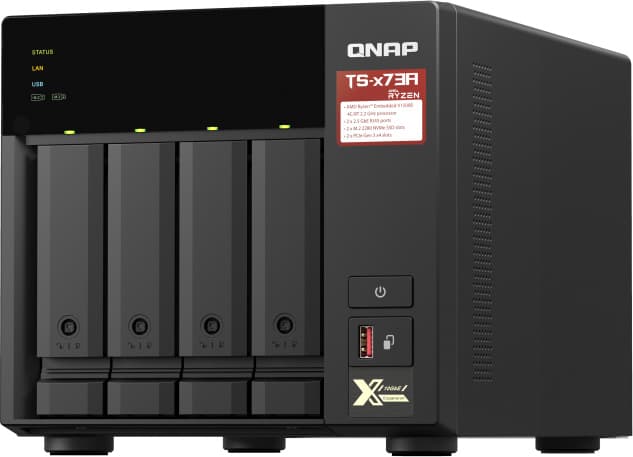 QNap TS-473A-8G NAS Tower με 4 θέσεις για HDD/M.2/SSD και 2 θύρες Ethernet 5