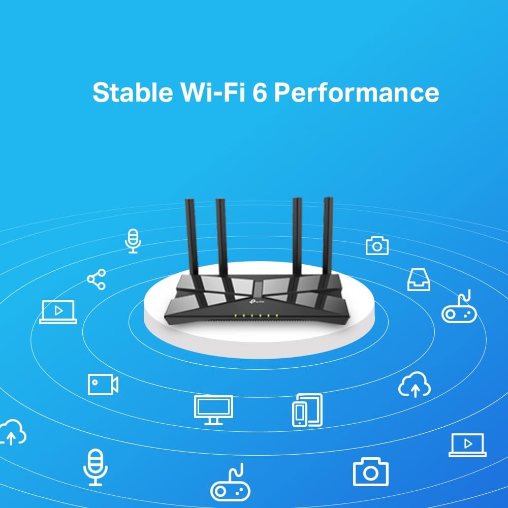 TP-LINK Archer AX10 v1 Ασύρματο Router Wi‑Fi 6 με 4 Θύρες Gigabit 10