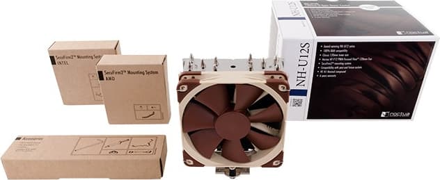 Noctua NH-U12S Ψύκτρα Επεξεργαστή για Socket AM5/115x/1700 Καφέ 4