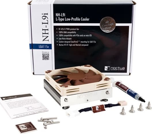 Noctua NH-L9i Ψύκτρα Επεξεργαστή Low Profile για Socket 115x Καφέ 5
