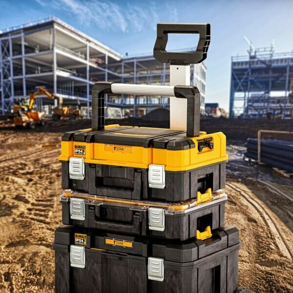 DEWALT Tstak Εργαλειοθήκη Χειρός Πλαστική με Αφρολέξ Π44xB33.3xΥ30.2cm DWST83346-1 6
