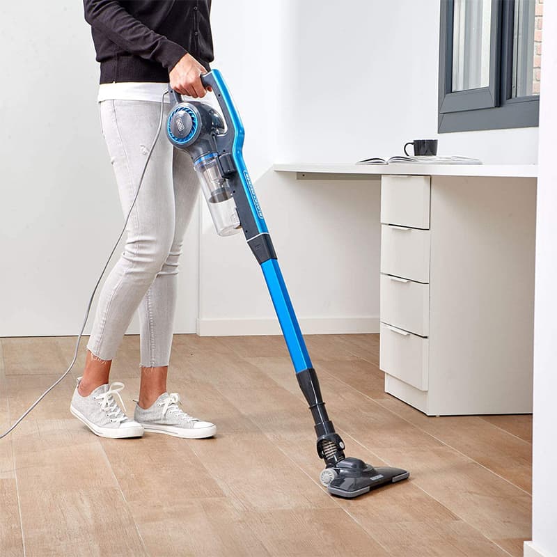Black & Decker BXVMS600E Ηλεκτρική Σκούπα 2 σε 1 Stick & Χειρός 600W Μπλε 5